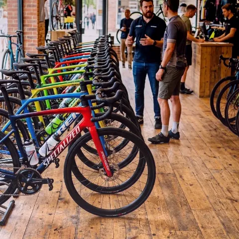 Weg Fichte – Citybikes im Laden