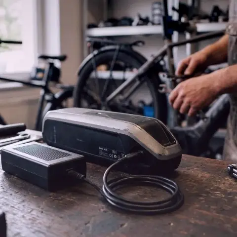 Weg Fichte – E-Bike Batteriepflege